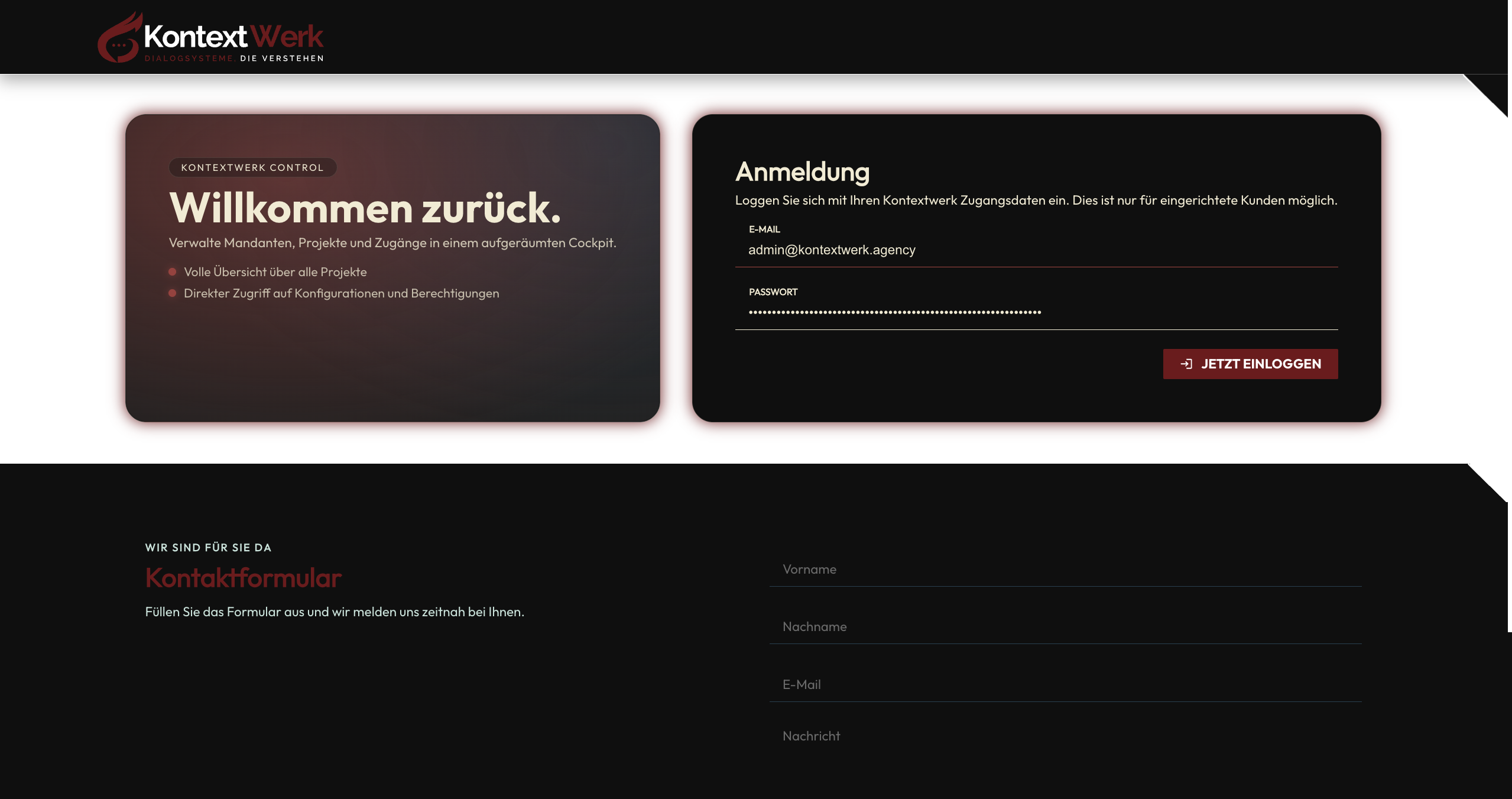 ClariCall: Session-Übersicht